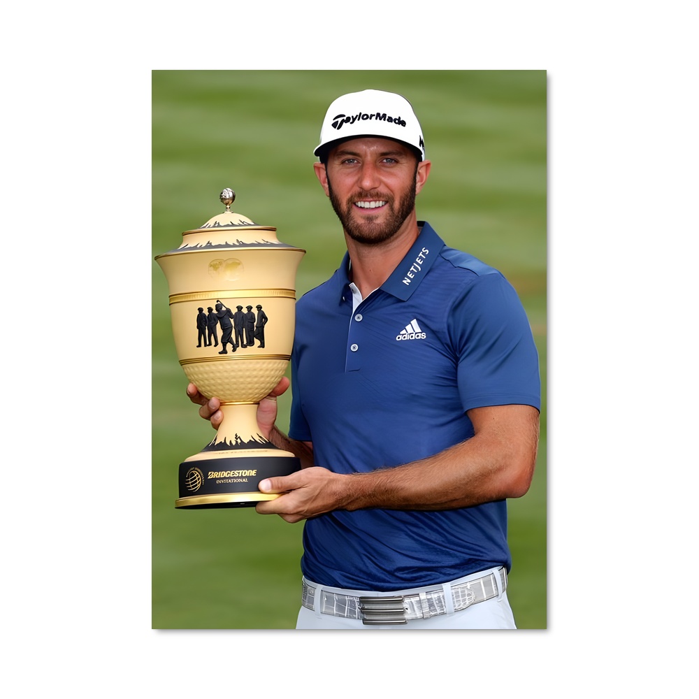 Poster L'Homme aux Trophées – affiche Golf